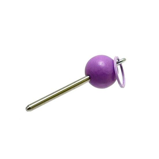 Boule Pétanque–Jeu de Boules–Traceur de terrain–Couleur violet clair Acier V2A
