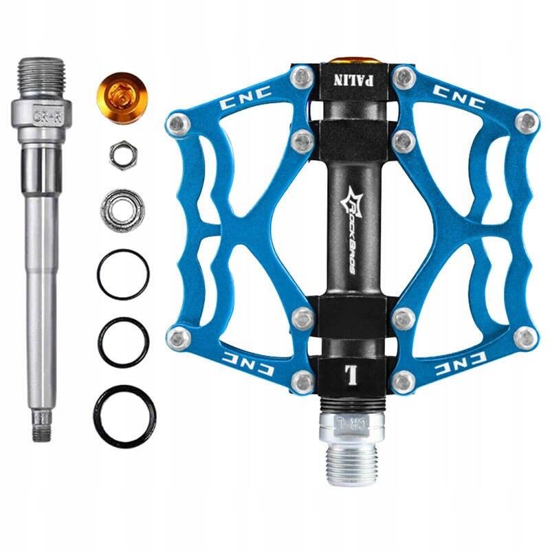 Pédales plates Rockbros VTT avec picots, roulements à billes 2/6