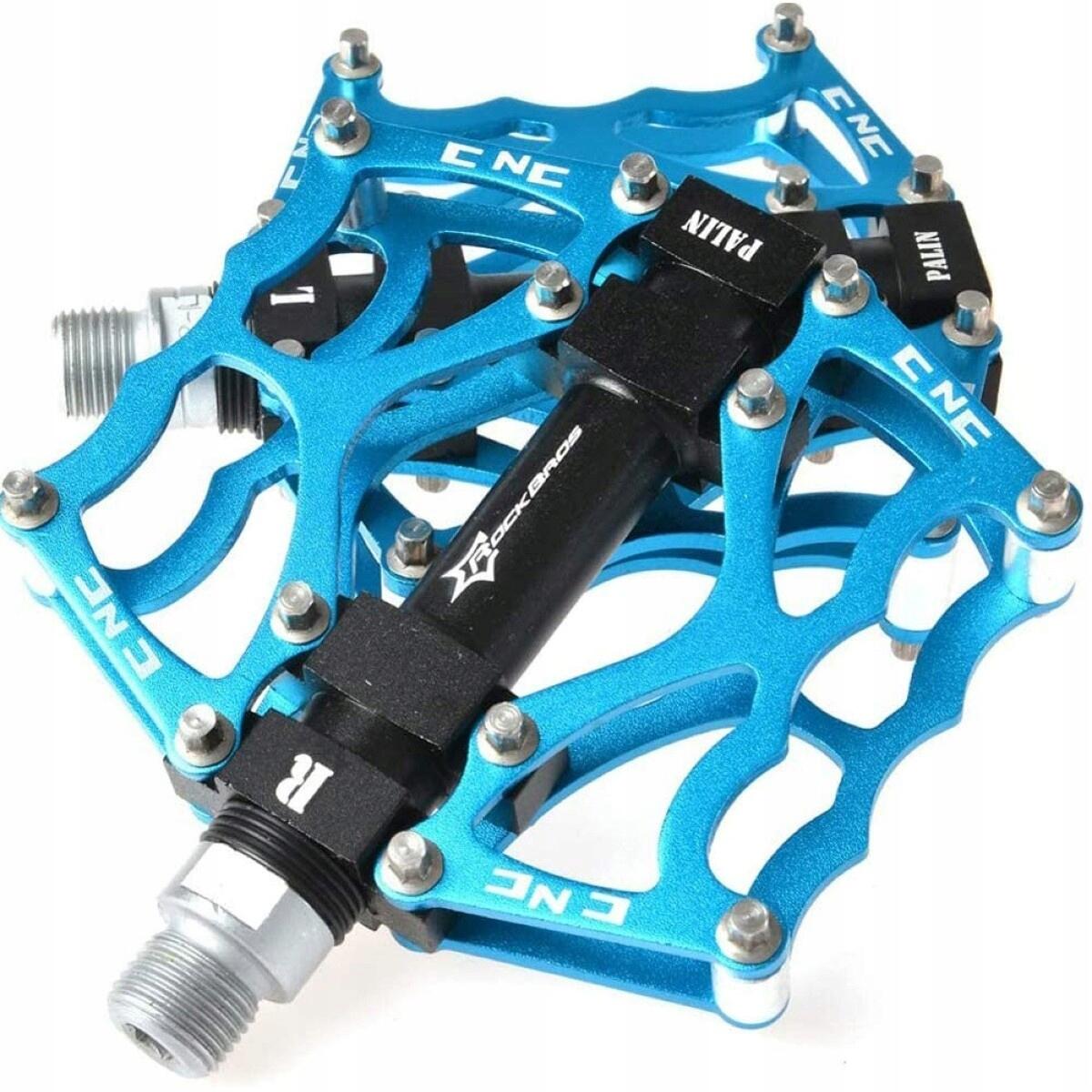 Pédales plates Rockbros VTT avec picots, roulements à billes 5/6