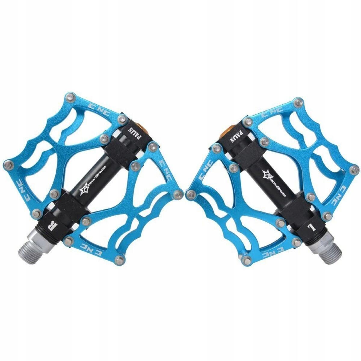 Pédales plates Rockbros VTT avec picots, roulements à billes 4/6