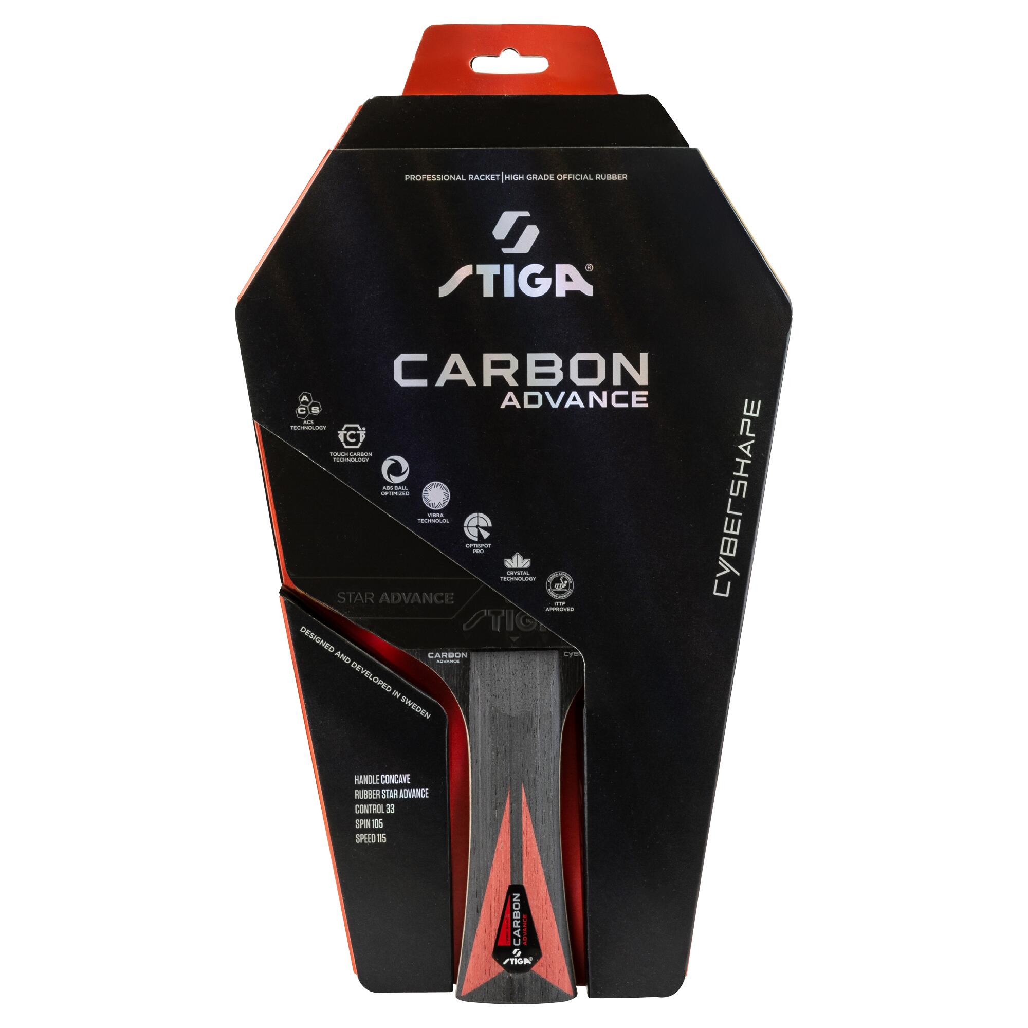 Racchetta ping pong STIGA Carbon Advance Cybershape 3/6