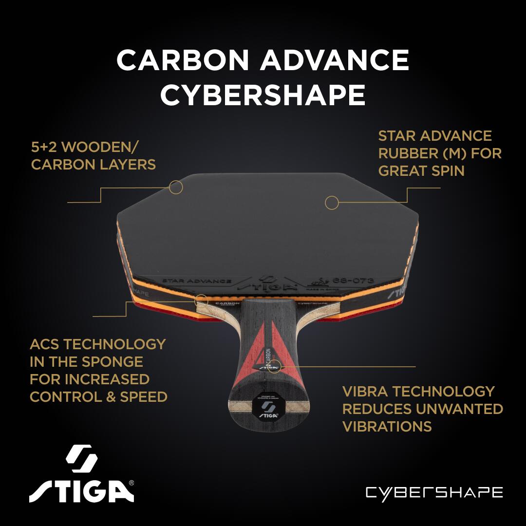 Racchetta ping pong STIGA Carbon Advance Cybershape 6/6