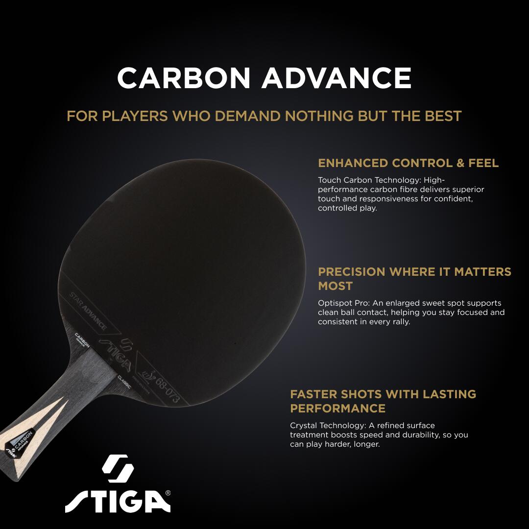 Racchetta ping pong STIGA Carbon Advance 5/6