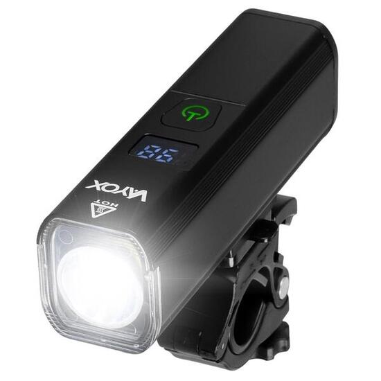 Lampka rowerowa przednia Vayox VA0071 1300lm akumulatorowa LCD powerbank