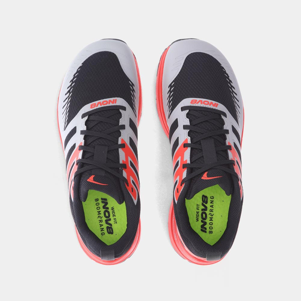 Scarpe da trail Inov 8 TraiFly Max Nero/Rosso Uomo 3/7