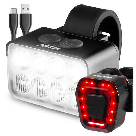 Set di luci per bici VAYOX VA0151 + VA0048 anteriore e posteriore LED