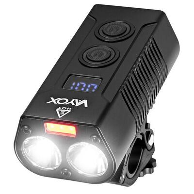Luce anteriore per bici Vayox VA0045 750 lm. ricaricabile. POWERBANK