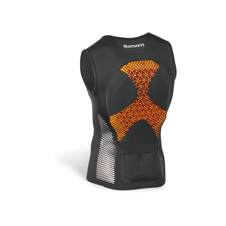 Sous-Maillot de Protection Bluegrass Seamless Lite B&S D3O Noir 2/5