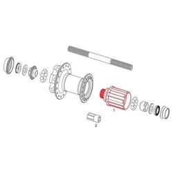 Corps de Roue Libre Sram pour Moyeu Shimano MTH 406