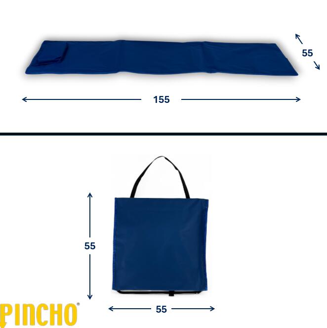 Esterilla de Playa Plegable portatil con Respaldo Ajustable 2 unidades 6/6