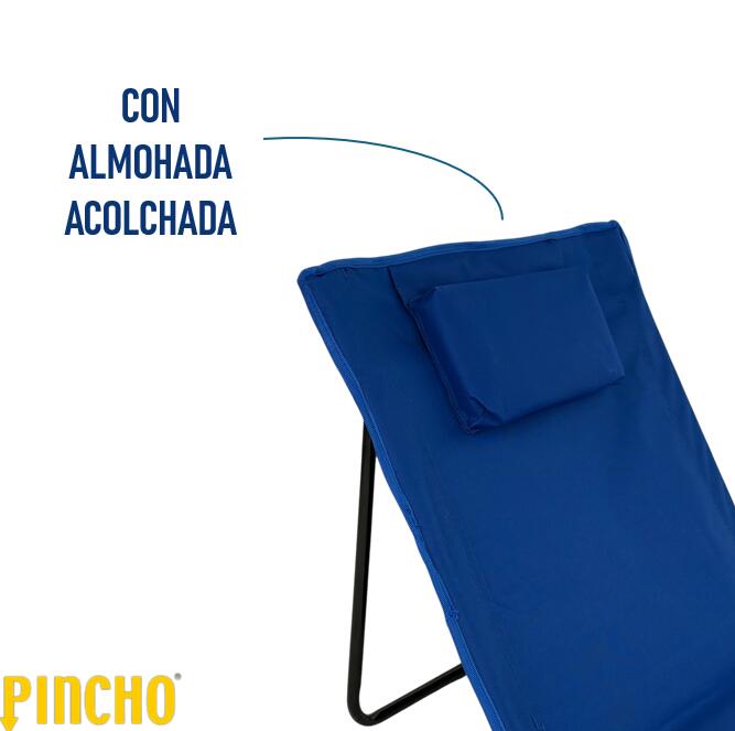 Esterilla de Playa Plegable portatil con Respaldo Ajustable 2 unidades 5/6