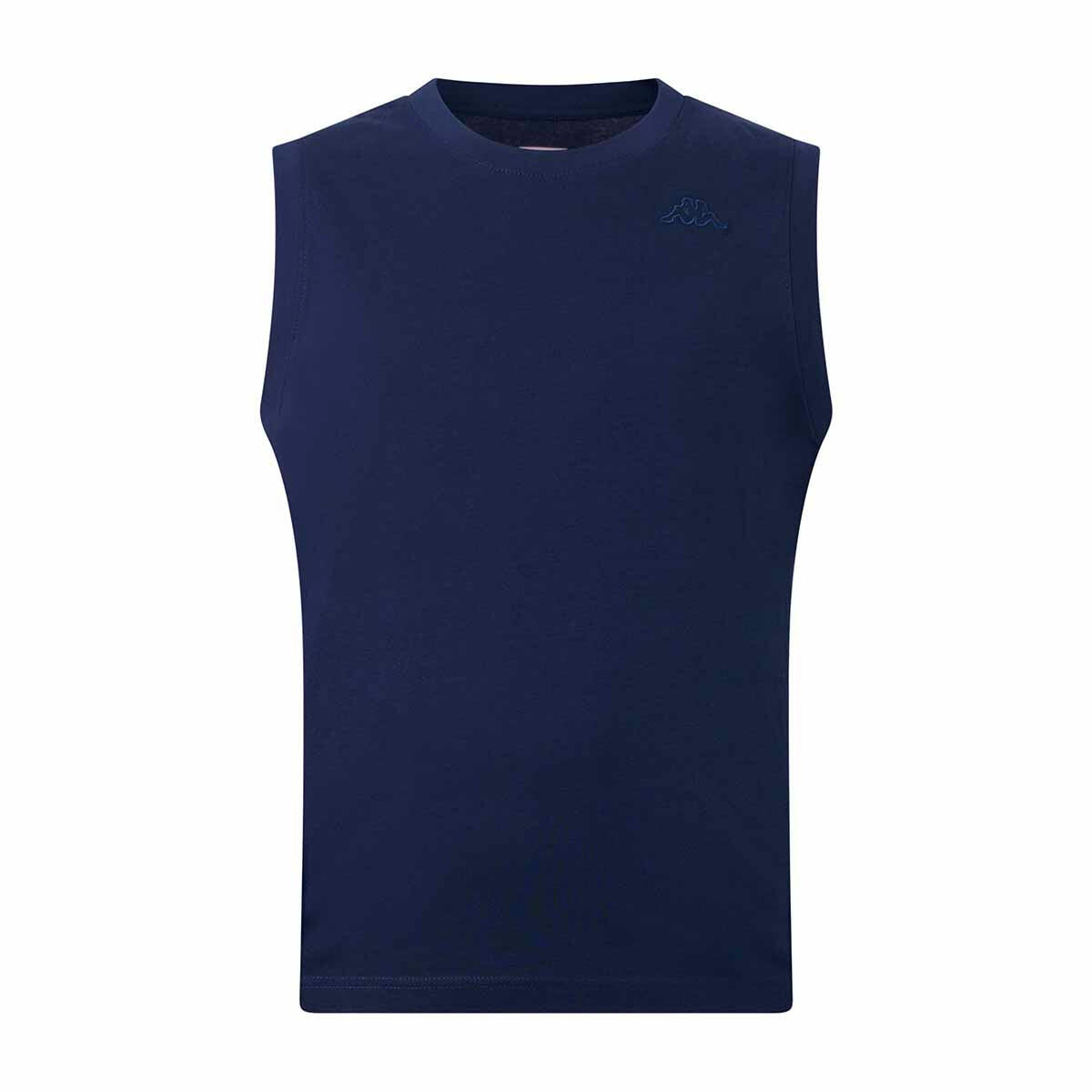Débardeur Kappa K1325 Homme Coton Épaules Larges - Confortable Et Sportif, Couleur Blanc Taille L