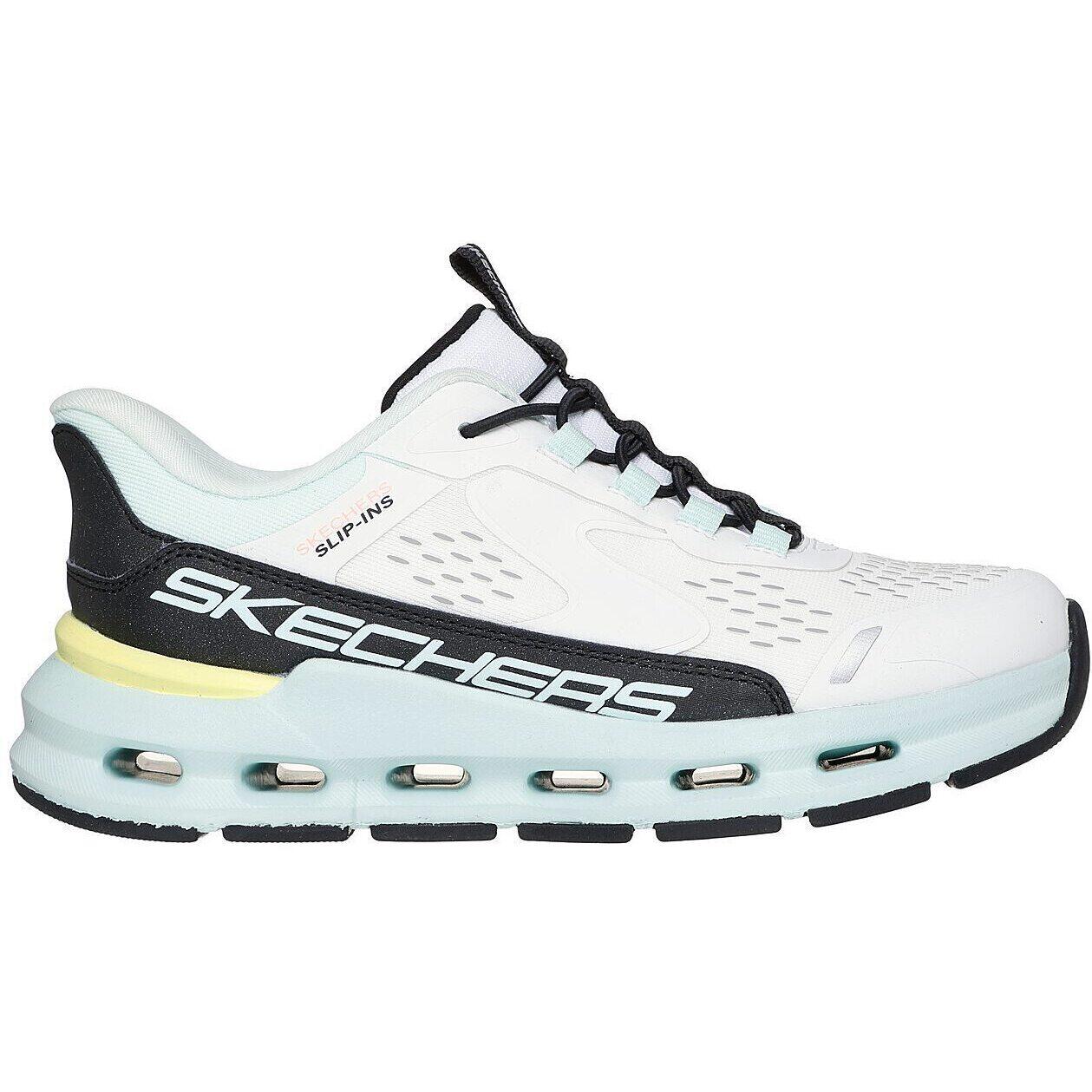 Baskets Skechers Glide-step - Vista, Blanc, Enfants 3/7