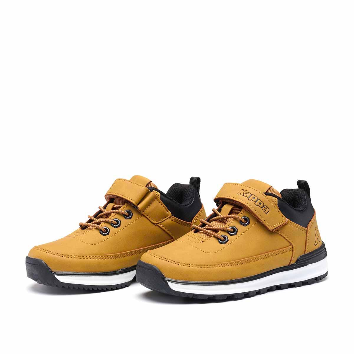 Zapatillas Kappa Monsi de niño con cierre de velcro, color camel - Talla 33 2/7