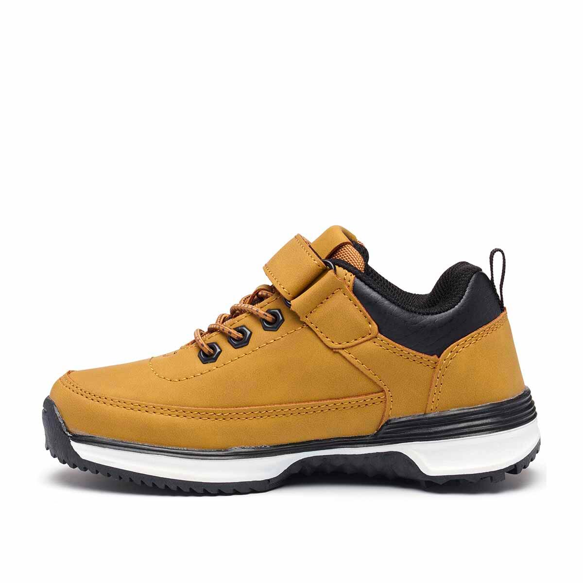 Zapatillas Kappa Monsi de niño con cierre de velcro, color camel - Talla 33 4/7