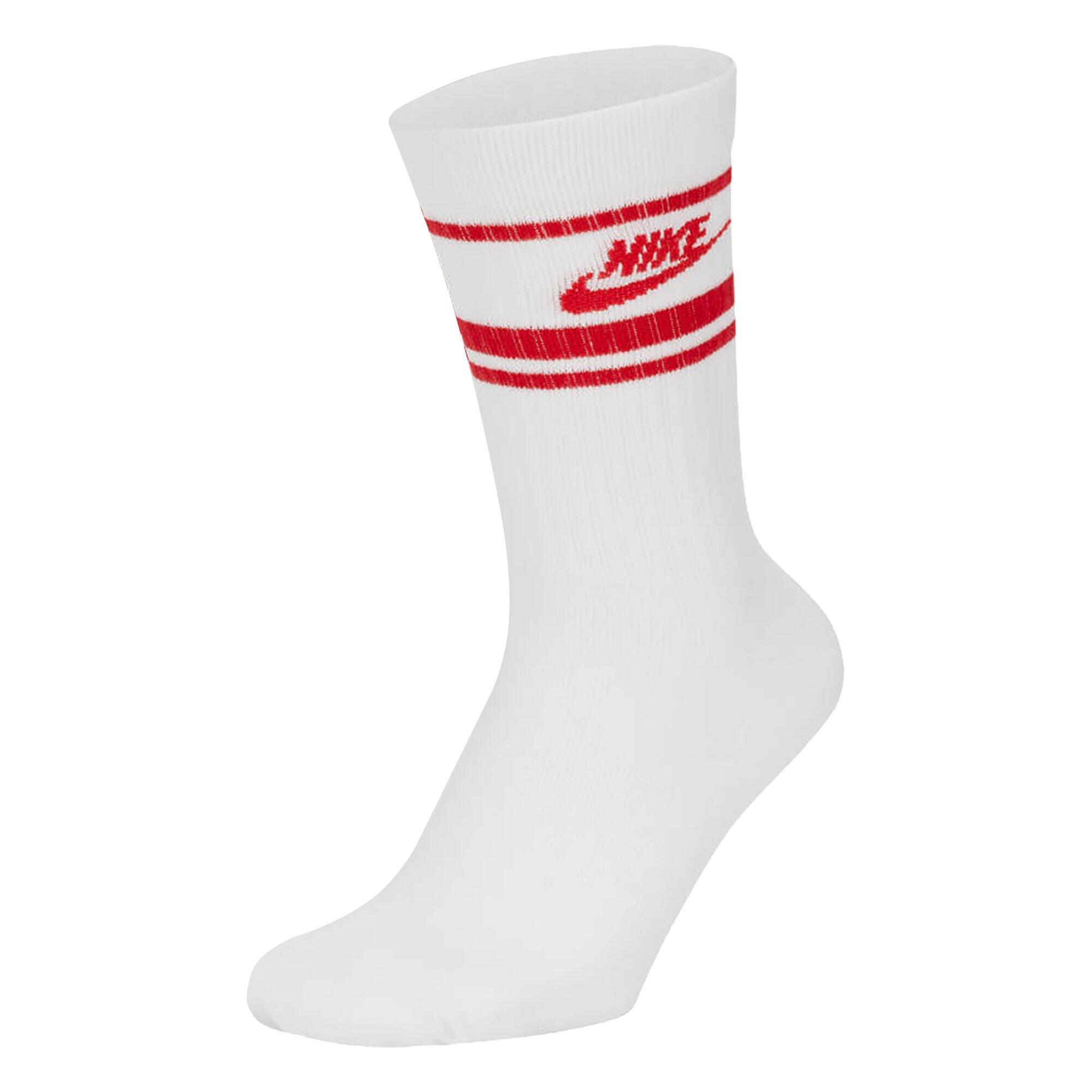 Chaussettes Unisexe Paquet de 3-U NK CREW NSW ESSENTIAL STRIPE 2/4