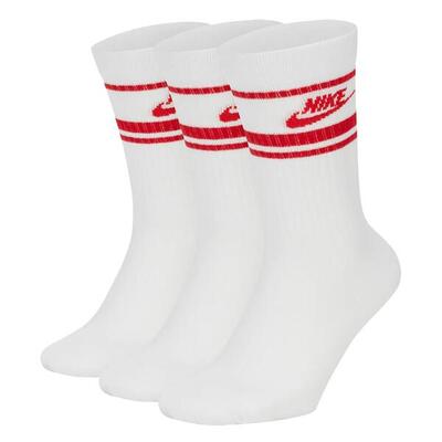 Calzini Unisex Confezione da 3-U NK CREW NSW ESSENTIAL STRIPE
