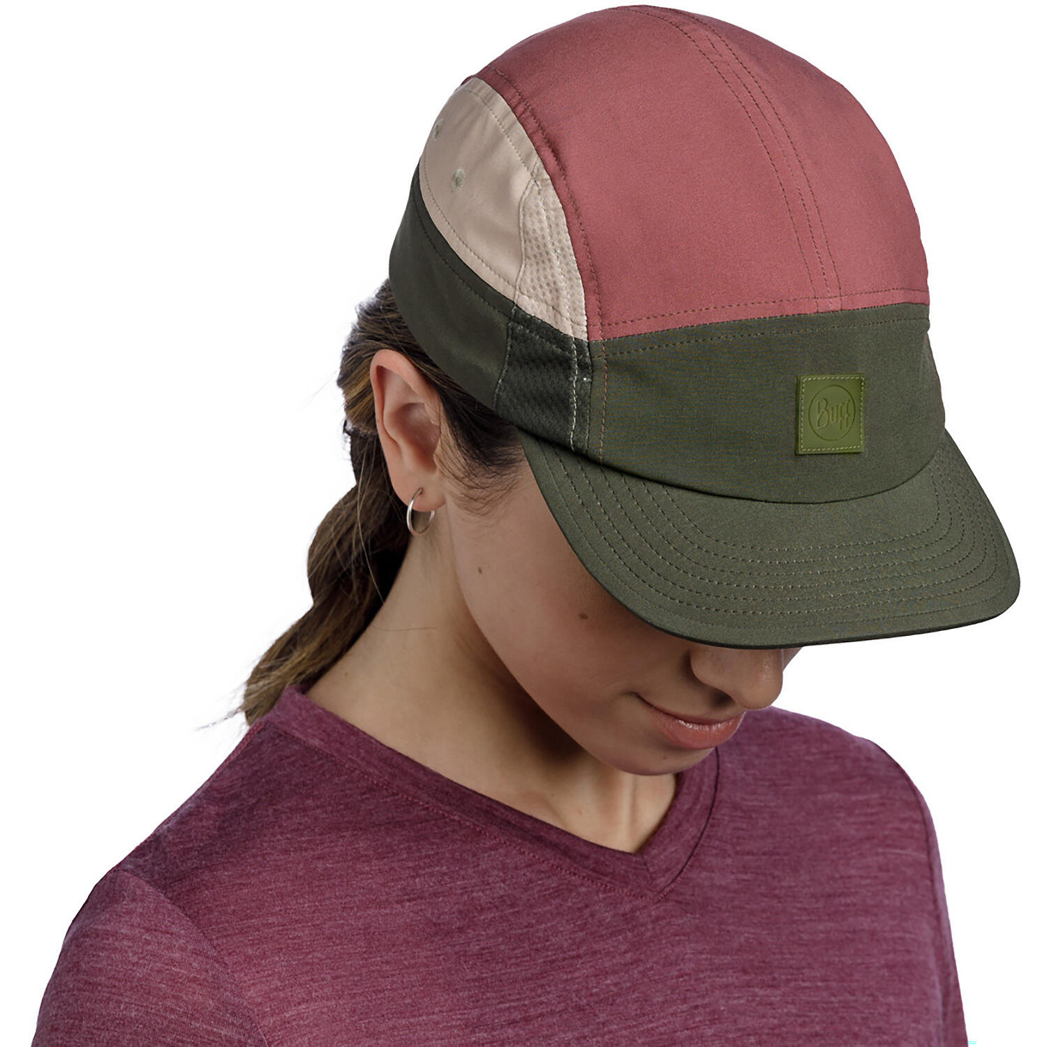 Czapka z daszkiem BUFF 5 PANEL GO CAP DOMUS APRICOT 7/7
