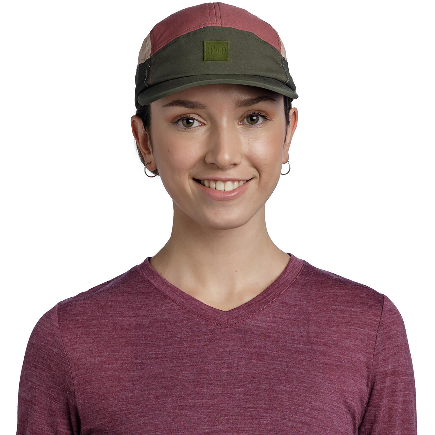 Czapka z daszkiem BUFF 5 PANEL GO CAP DOMUS APRICOT 6/7