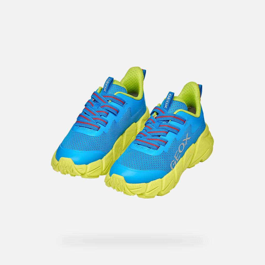 Zapatillas niño Geox J Flexyper Fast Boy Azul 3/7