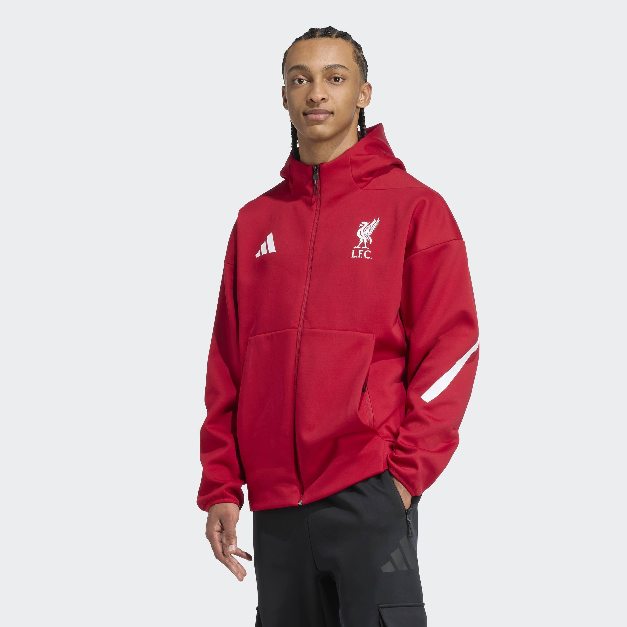 Ensemble Nike Liverpool 2021 Ensemble Liverpool Gris Buzo Completo