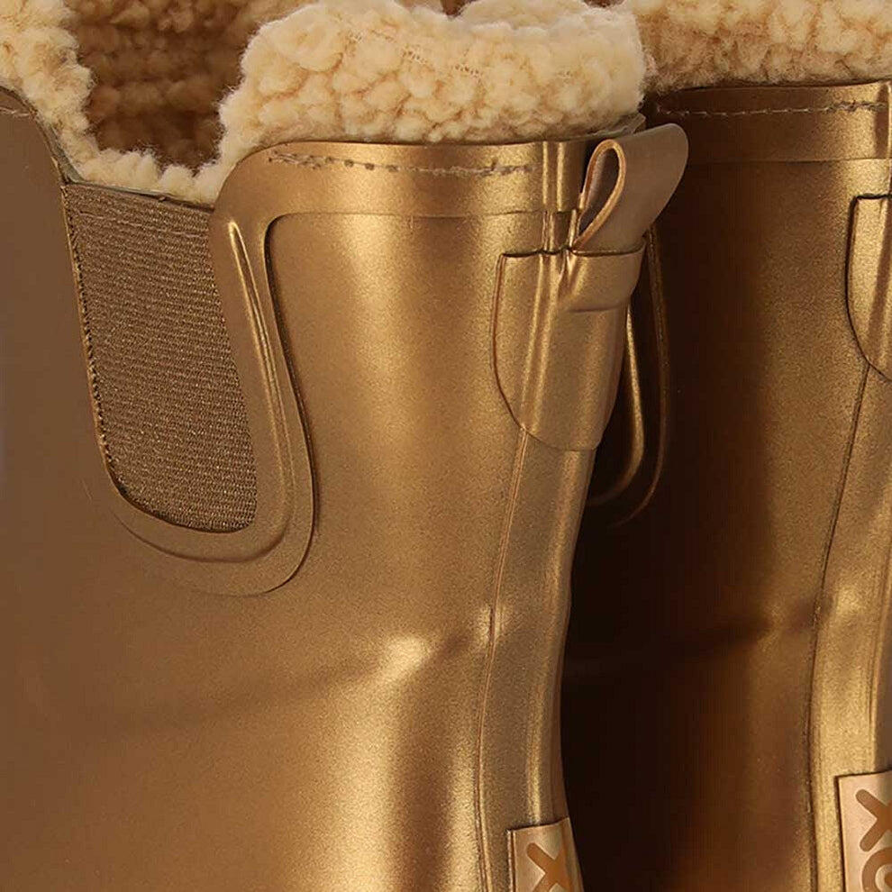 Botas de lluvia Chelsea para mujer - Forro de piel sintética - 100% Caucho 3/6
