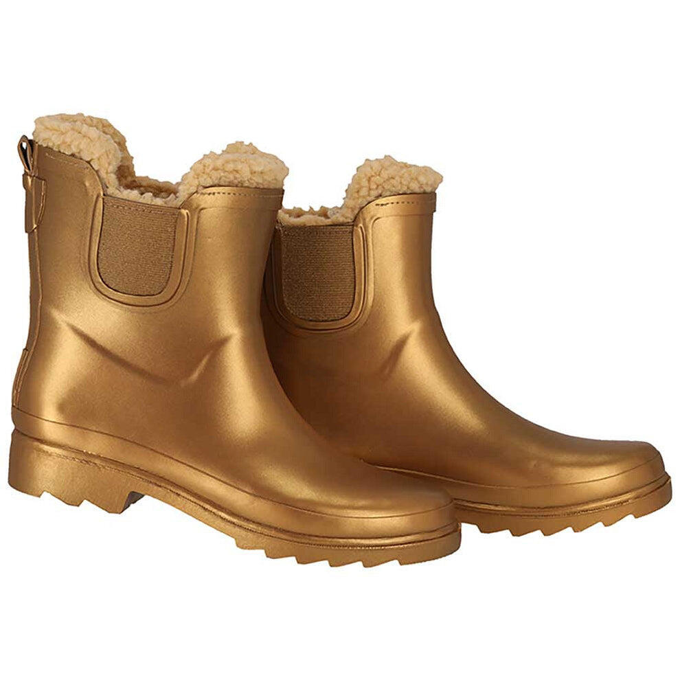 Botas de lluvia Chelsea para mujer - Forro de piel sintética - 100% Caucho 2/6