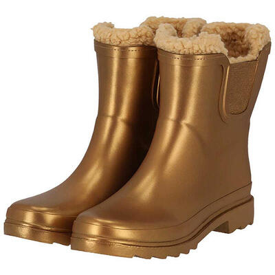 Chelsea Gummistiefel Damen - Kunstfellfutter - 100% Gummi