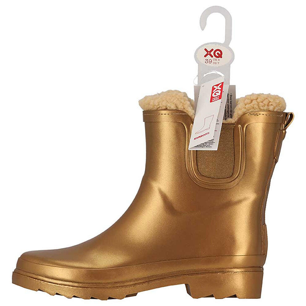 Botas de lluvia Chelsea para mujer - Forro de piel sintética - 100% Caucho 4/6