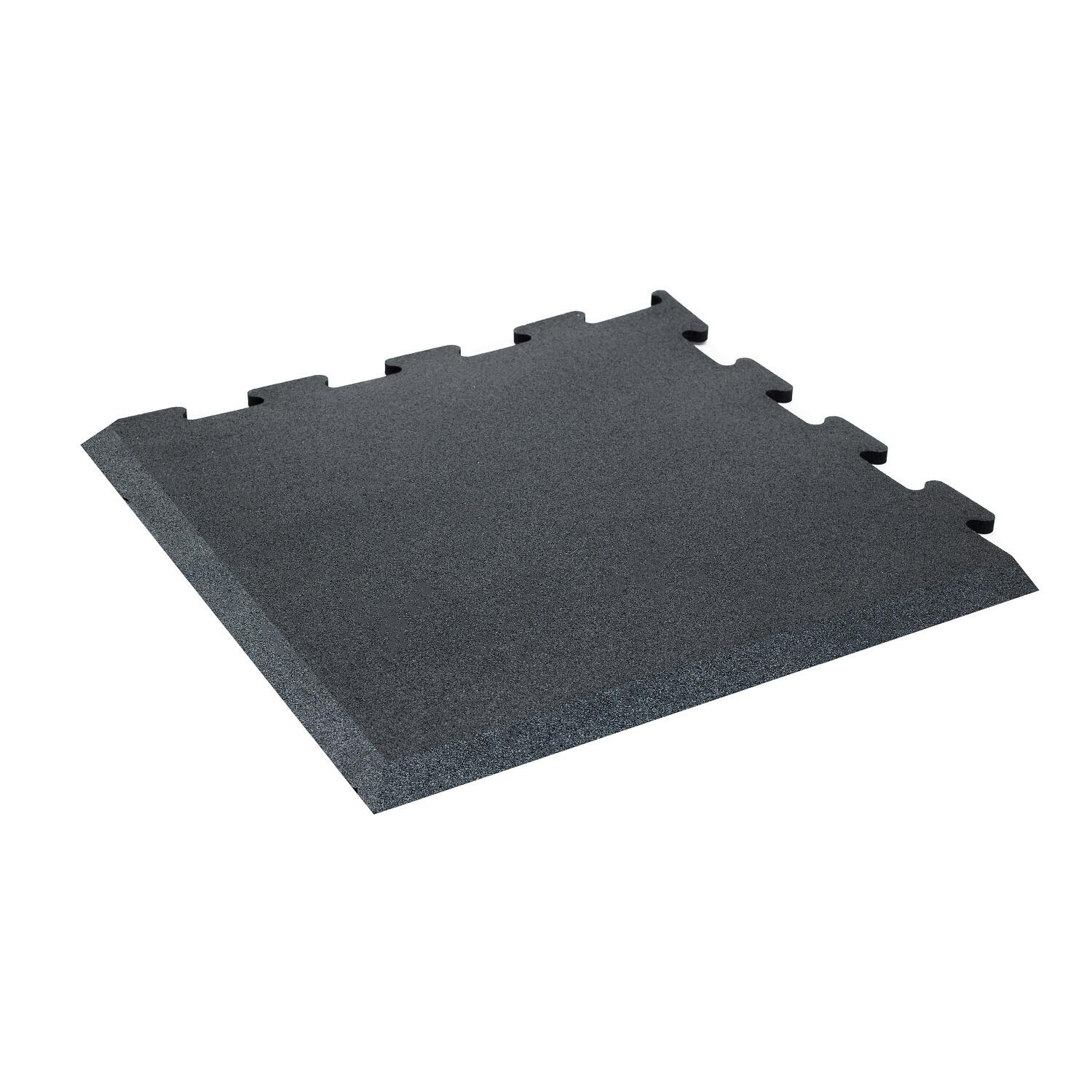 Sportboden Puzzle Eckstück 10 mm Fitness / Krafttraining Unisex Schwarz 2/2