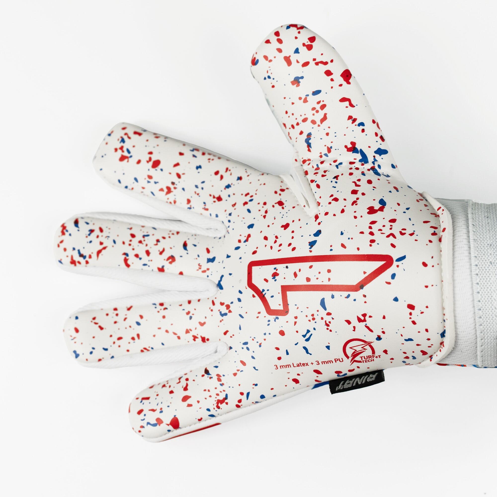 Guanto Da Portiere Adulto Rinat Xtreme Guard Dominius As  Bianco/rosso/blu 3/6