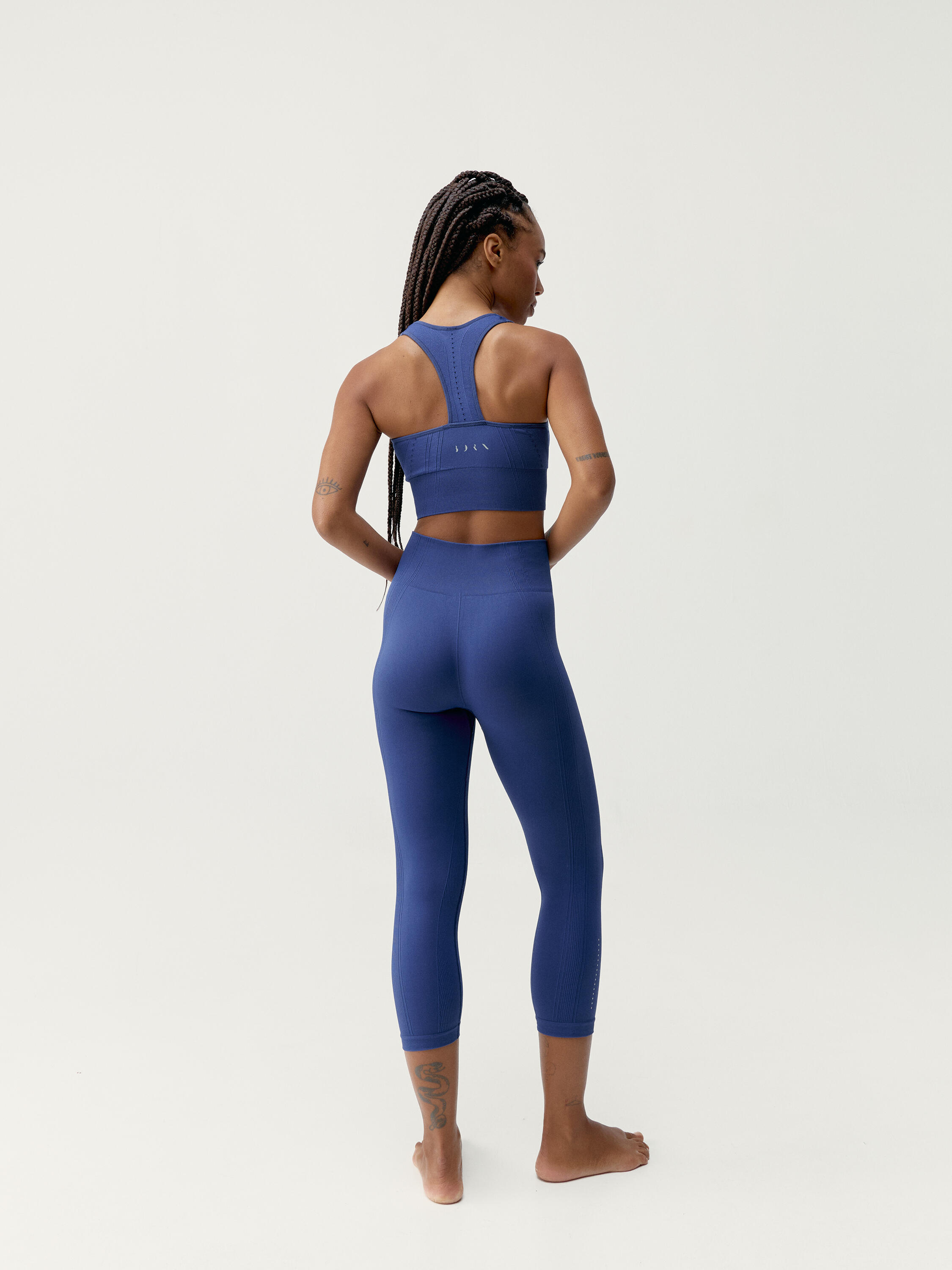 Leggings sportivi da donna Zina Seamless Capri 4/4