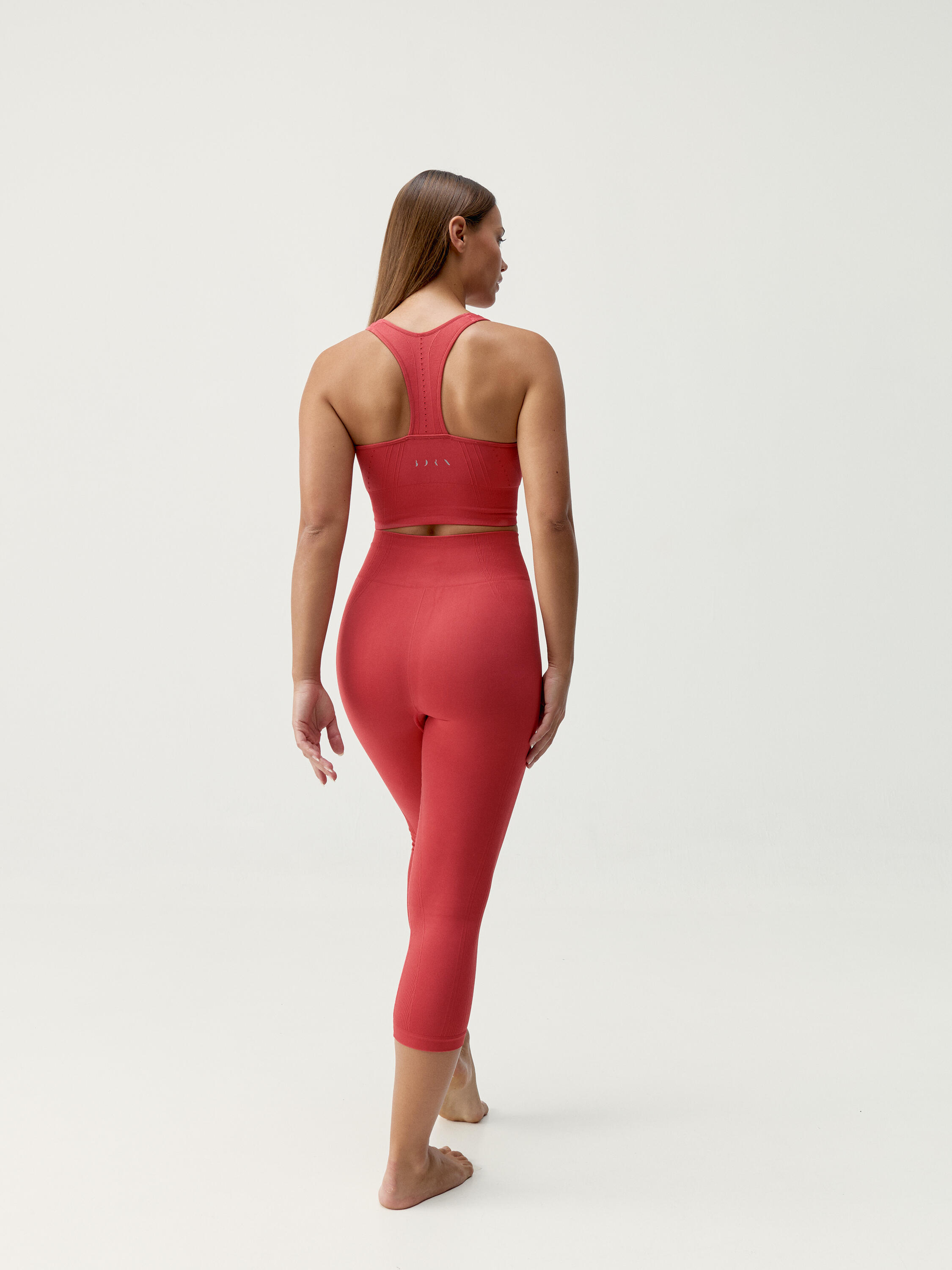 Leggings sportivi da donna Zina Seamless Capri 5/6