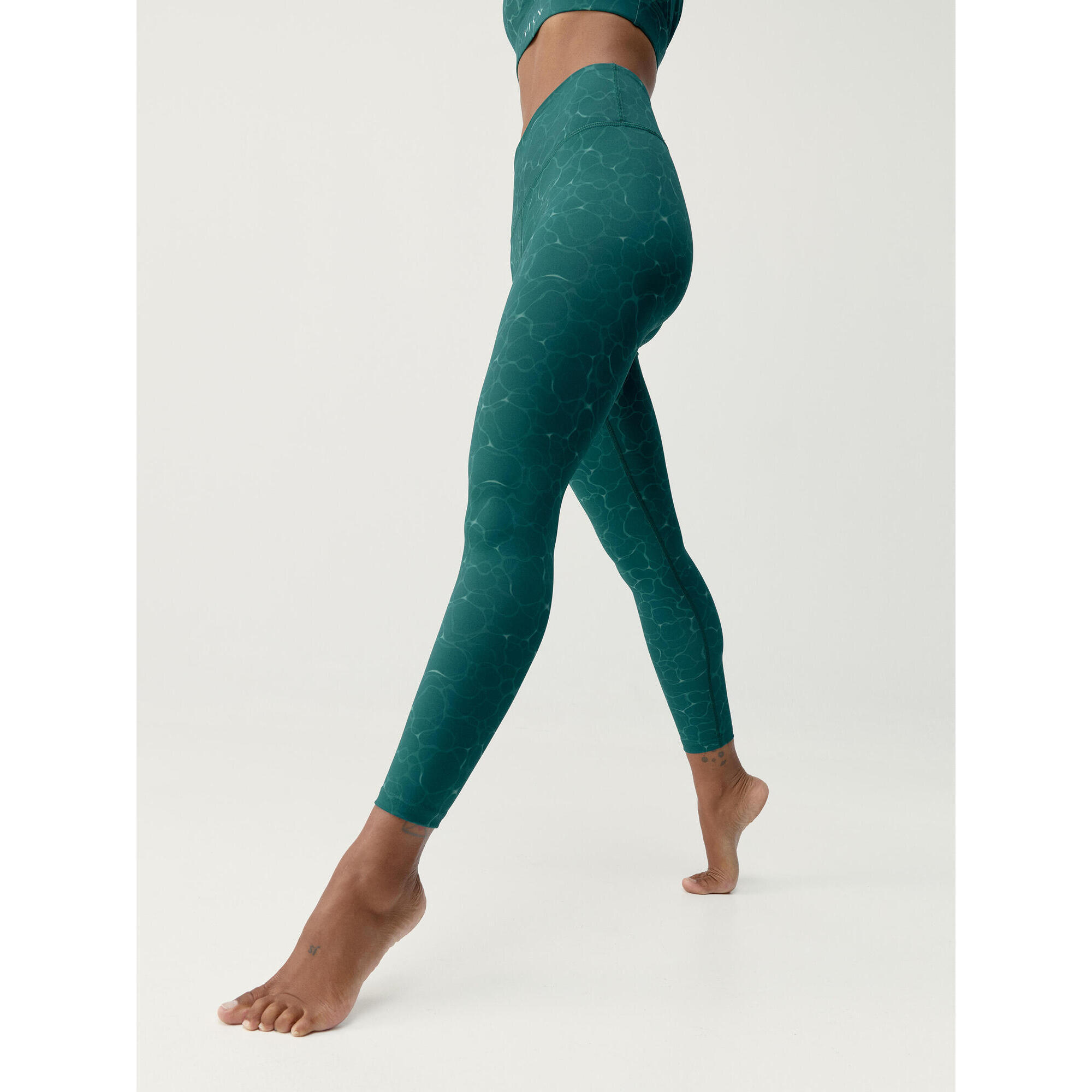 Born Living Yoga - Legging De Sport Pour Femme Organic Born Living Yoga - Legging - Vert - Decathlon