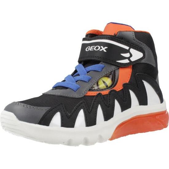 Sneakers Geox Modell J Ciberdron Boy Farbe Schwarz