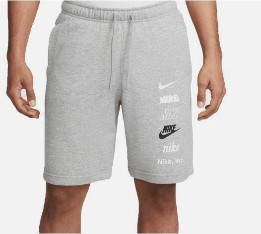 NIKE BERMUDA ESSENTIALS COLORE GRIGIO GREY