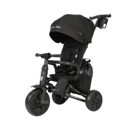 Qplay Nova Max Driewieler met Duwstang - Opvouwbare Peuterfiets - 5-in-1 - Beige