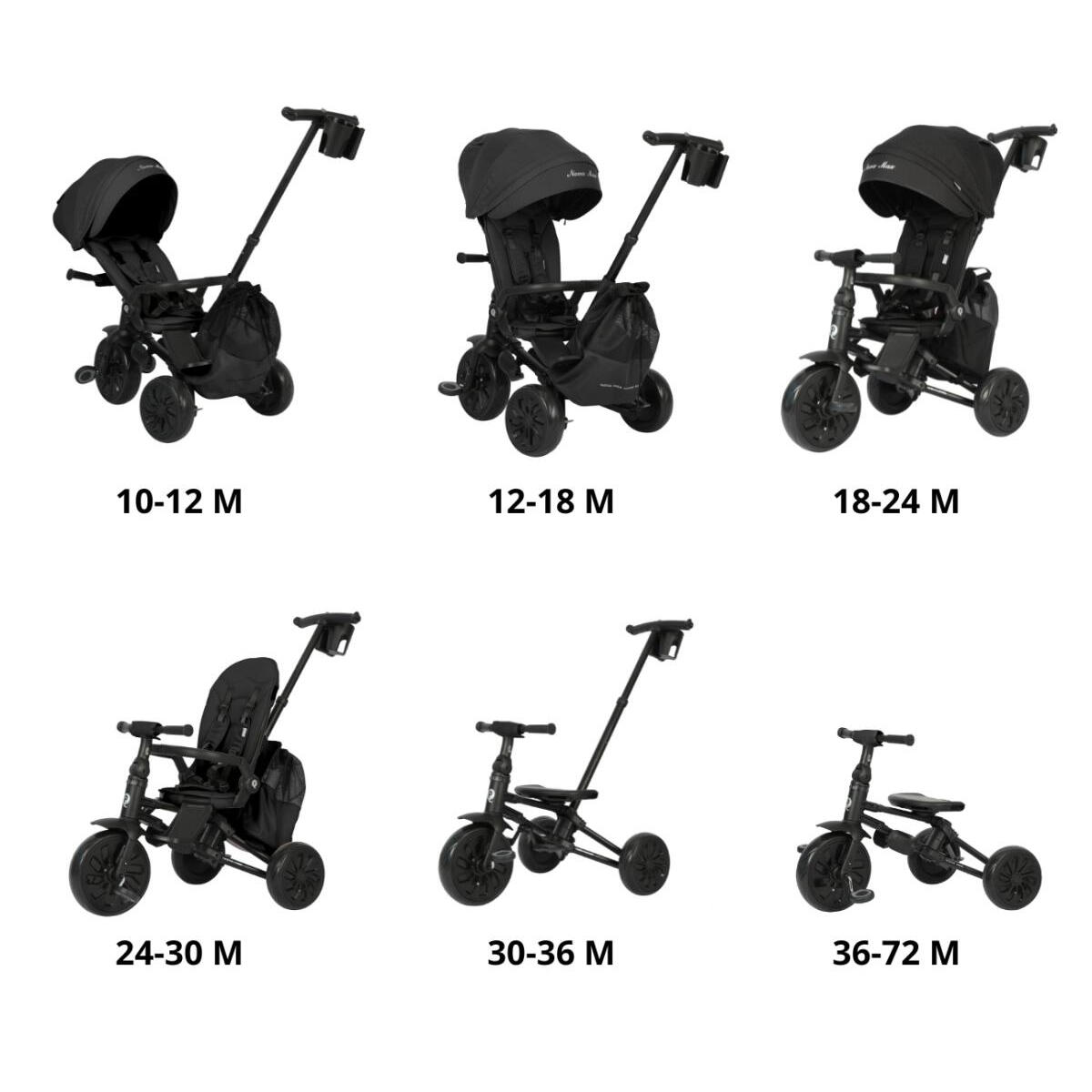 Tricycle Qplay Nova Max Noir 2/3