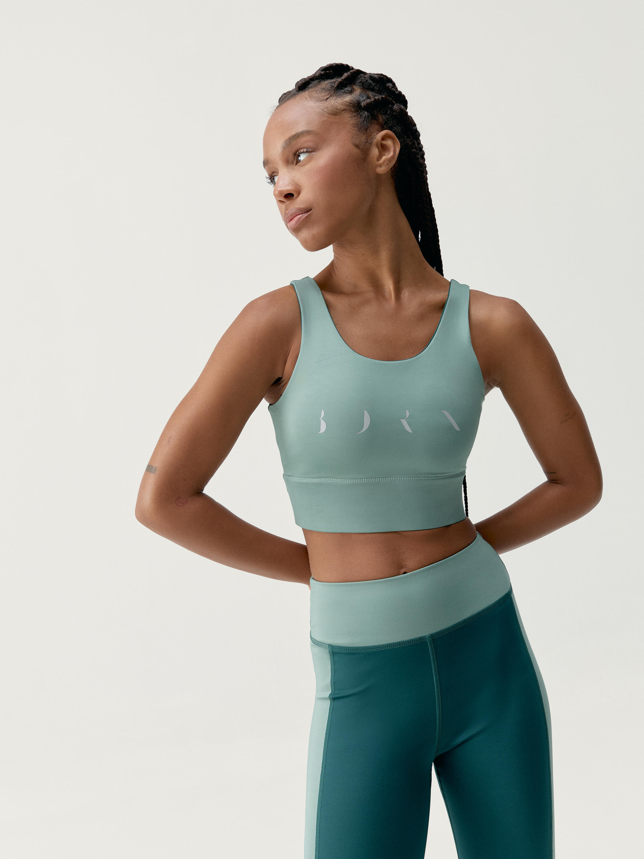 Top sportivo da donna reversibile Maiko Sostegno Medio Performance 3/7
