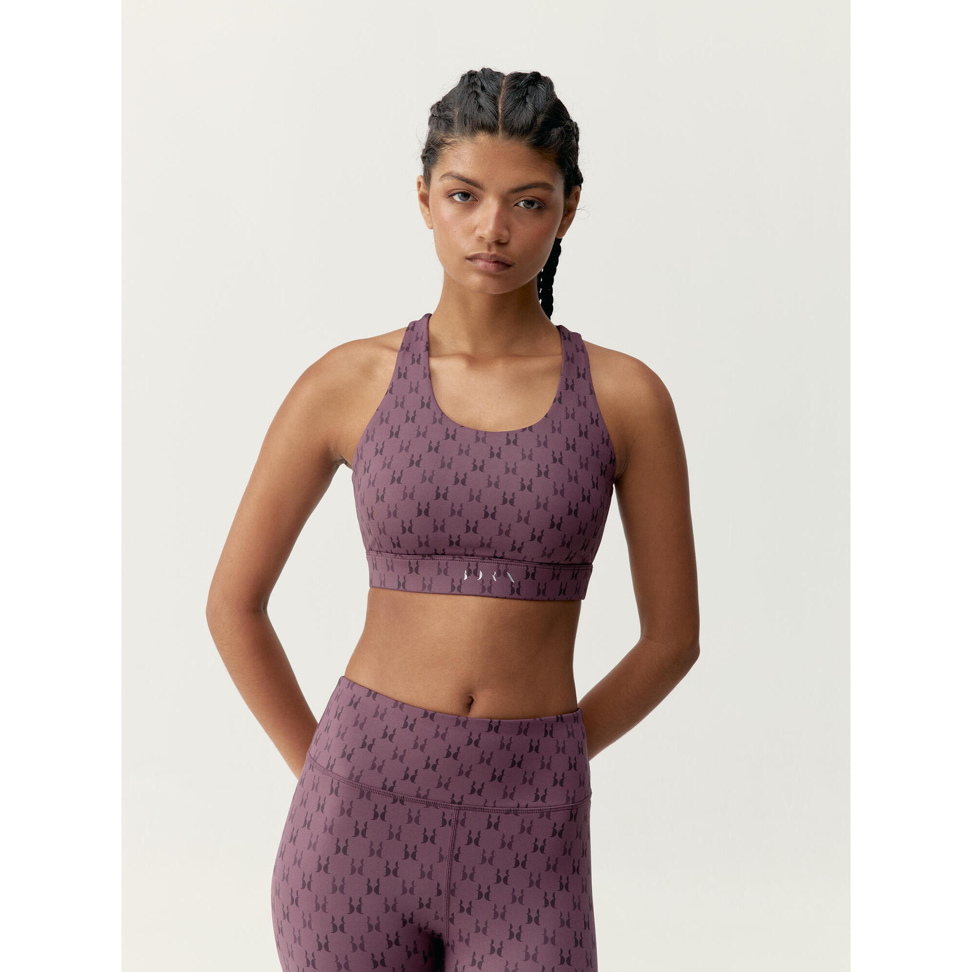 Born Living Yoga - Soutien-gorge De Sport À Maintien Moyen Monogram Born Living Yoga Pour Femme - Brassière - Rouge - S - Decathlon