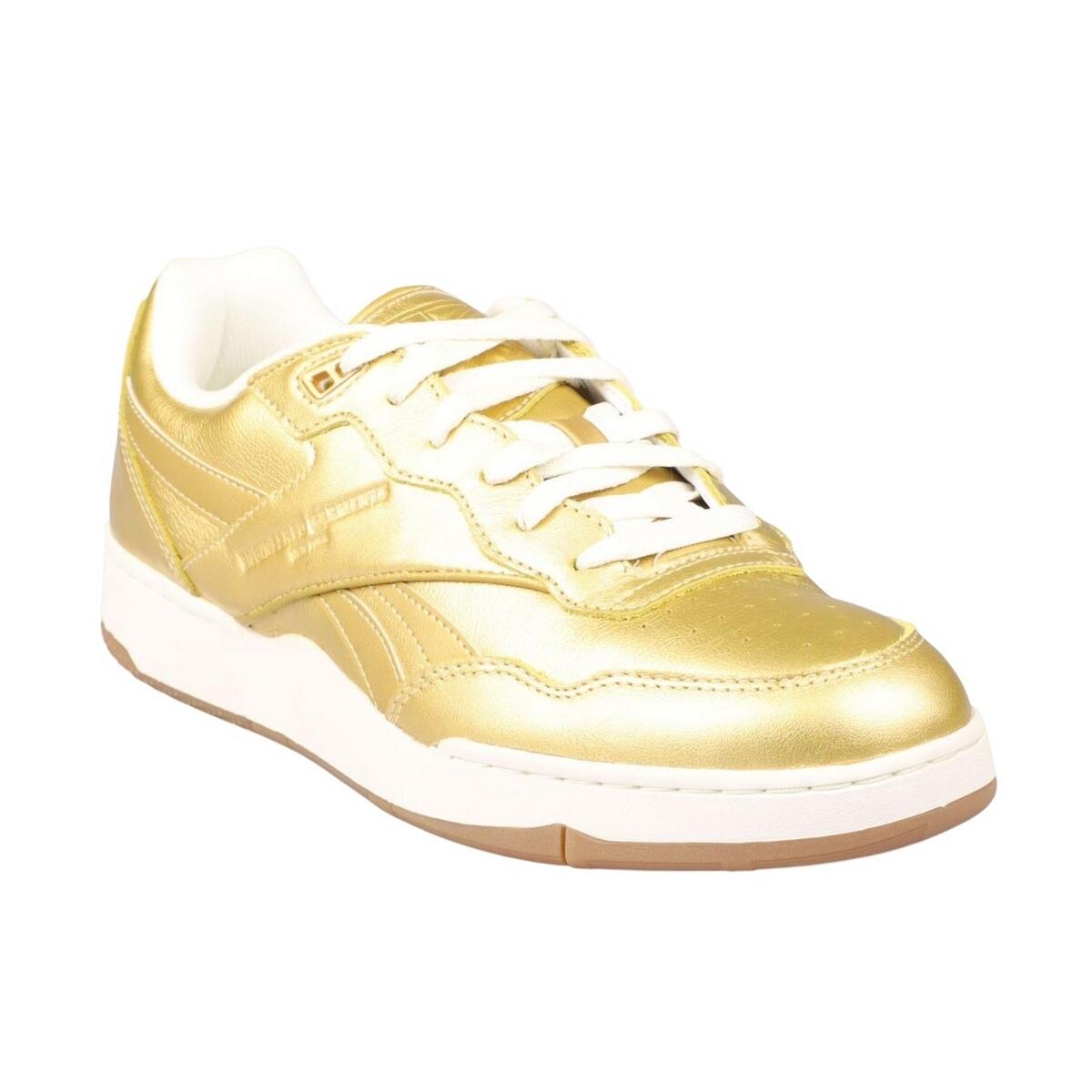 REEBOK Unisex Adult BB 4000 II Metallic Leather Trainers (Gold)