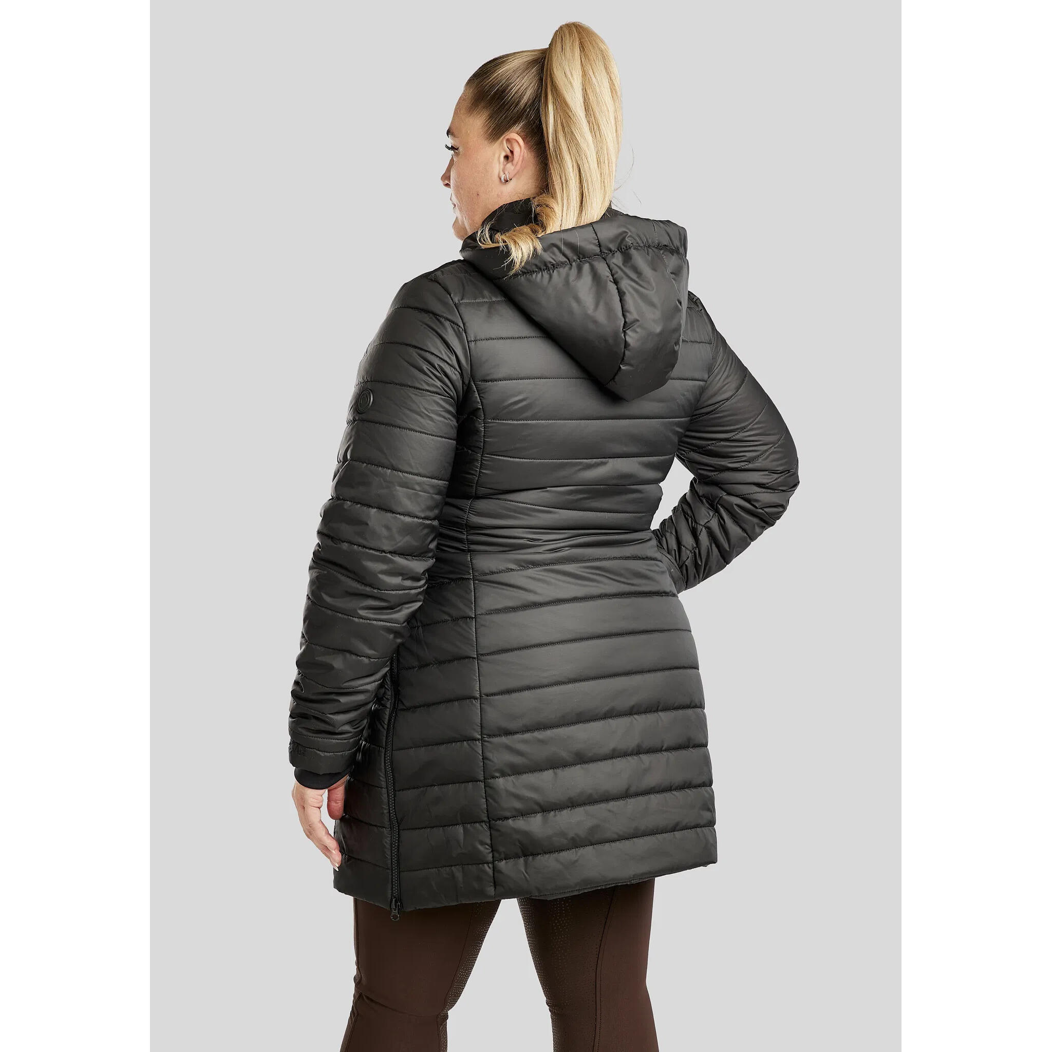 Doudoune long à capuche femme Montar Kately Curve 2/5