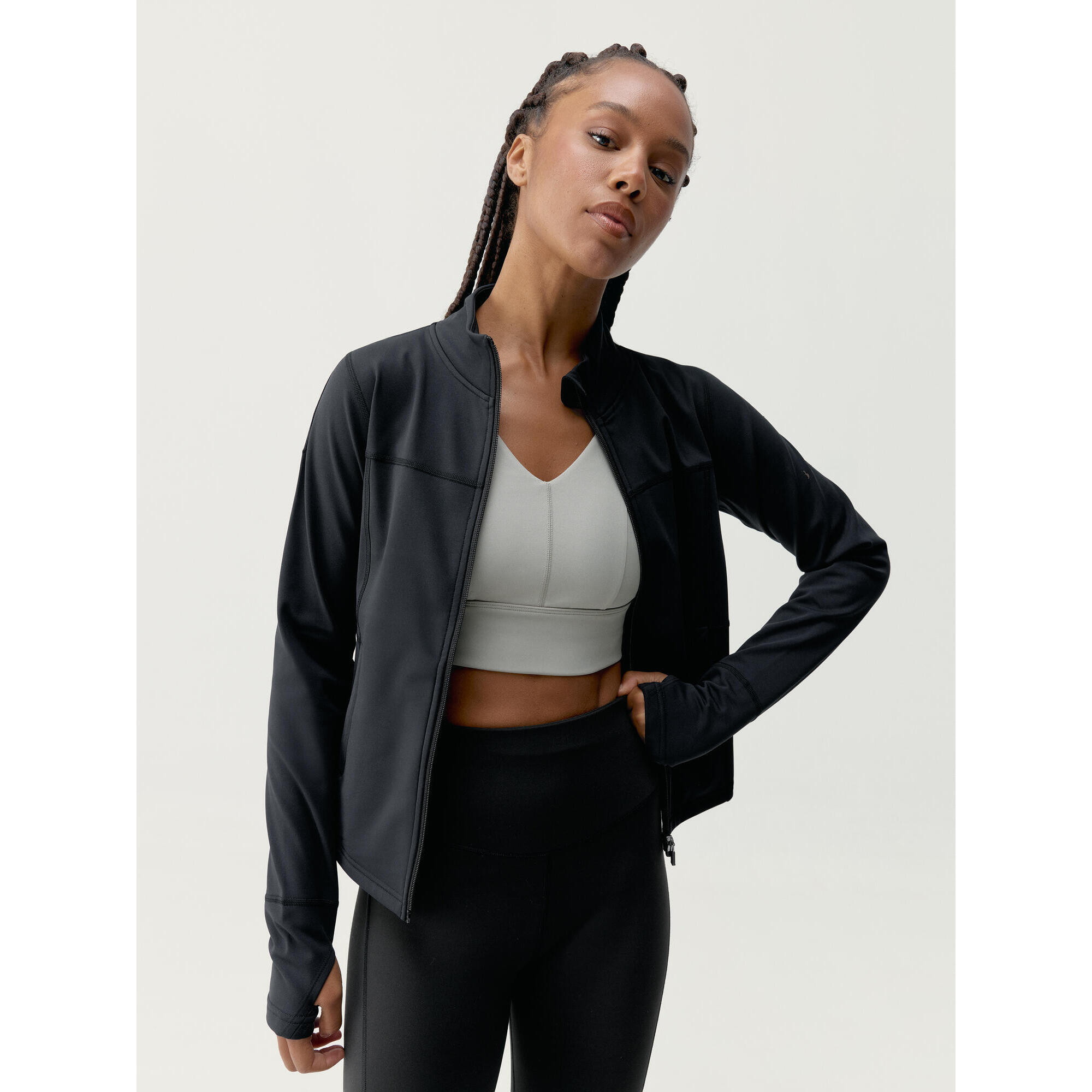 Born Living Yoga - Veste De Sport Femme Leya Born Living Yoga - Veste - Noir - Decathlon