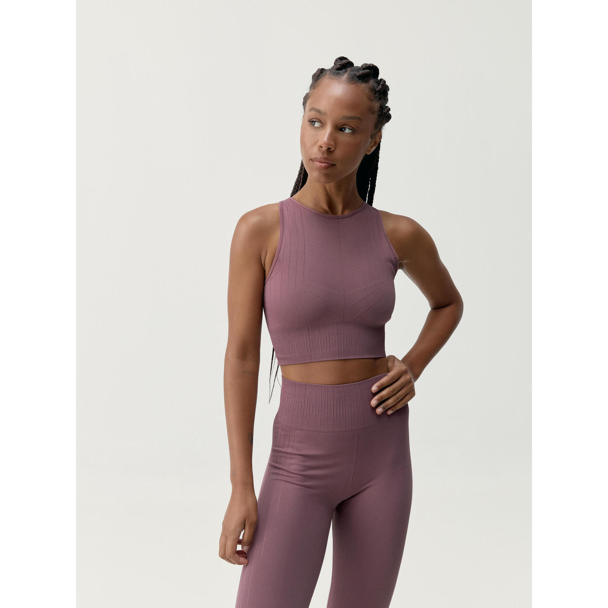 Born Living Yoga - Top De Sport Pour Femme Nawal Born Living Yoga - Brassière - Rose - 40 M - Decathlon