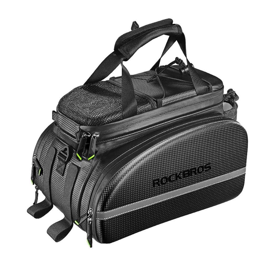 Expandable 35L Rear Bicycle Rack Bag