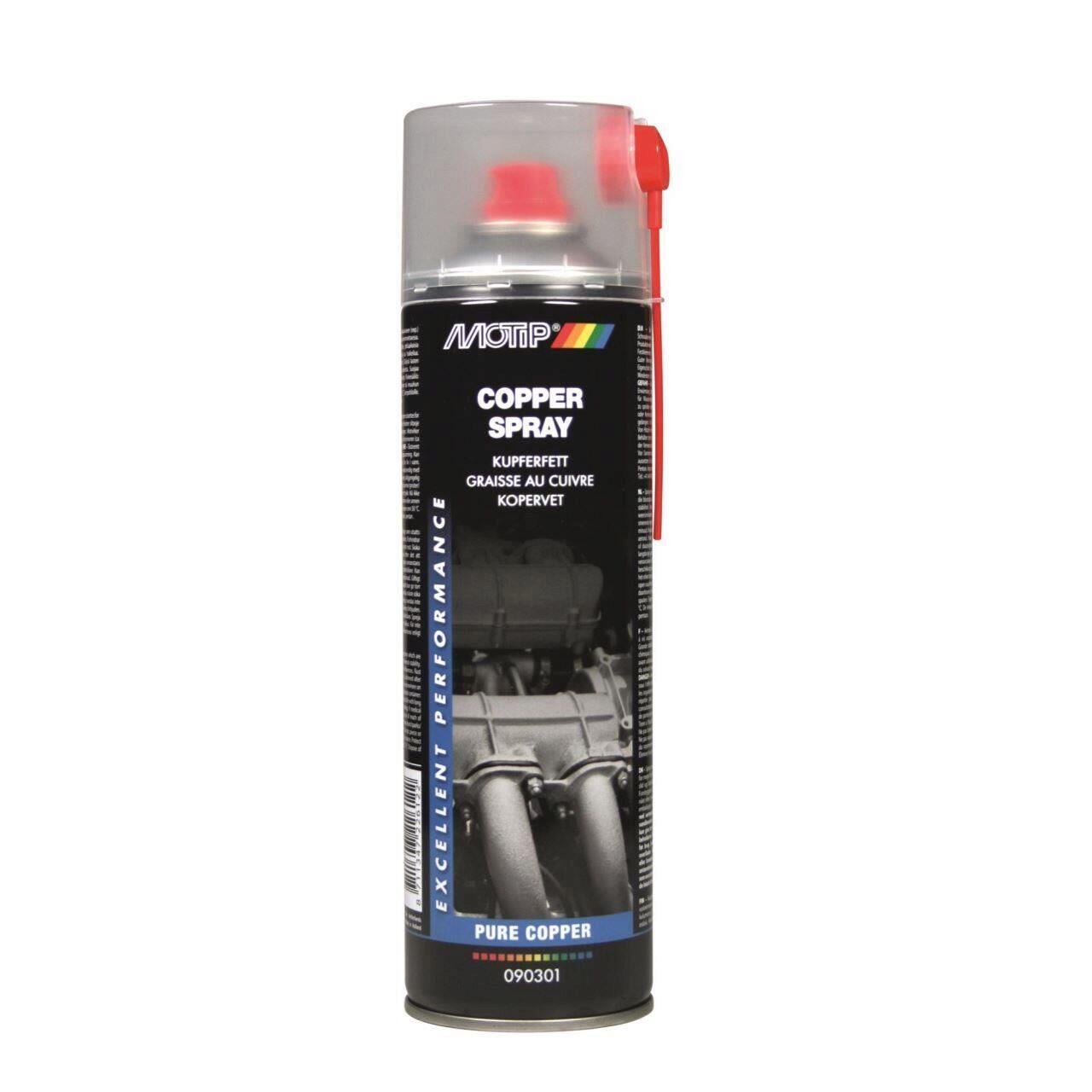 Lubrifiant spray rezistent la temperaturi înalte MOTIP Copper, +1.100°C, 500ml