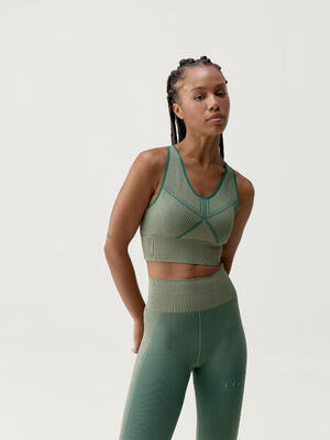 Top sportivo da donna Buddha Sostegno Medio Seamless