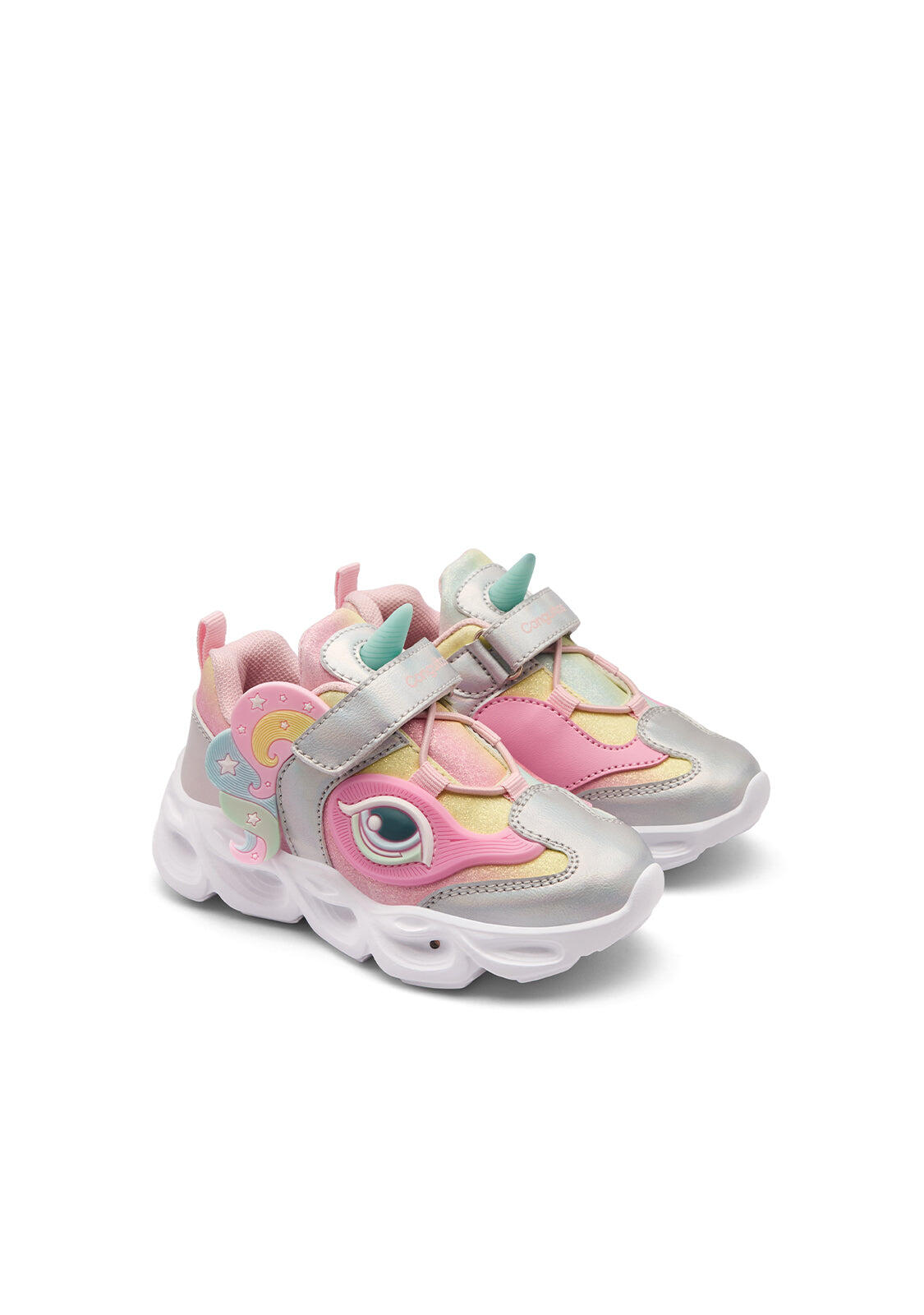Deportivas Casual Niña Suela Plana - Modelo Cosh248002 Rosa 3/5