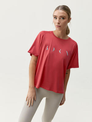 Sportshirt dames vero korte mouwen 4 way stretch stof sneldrogend