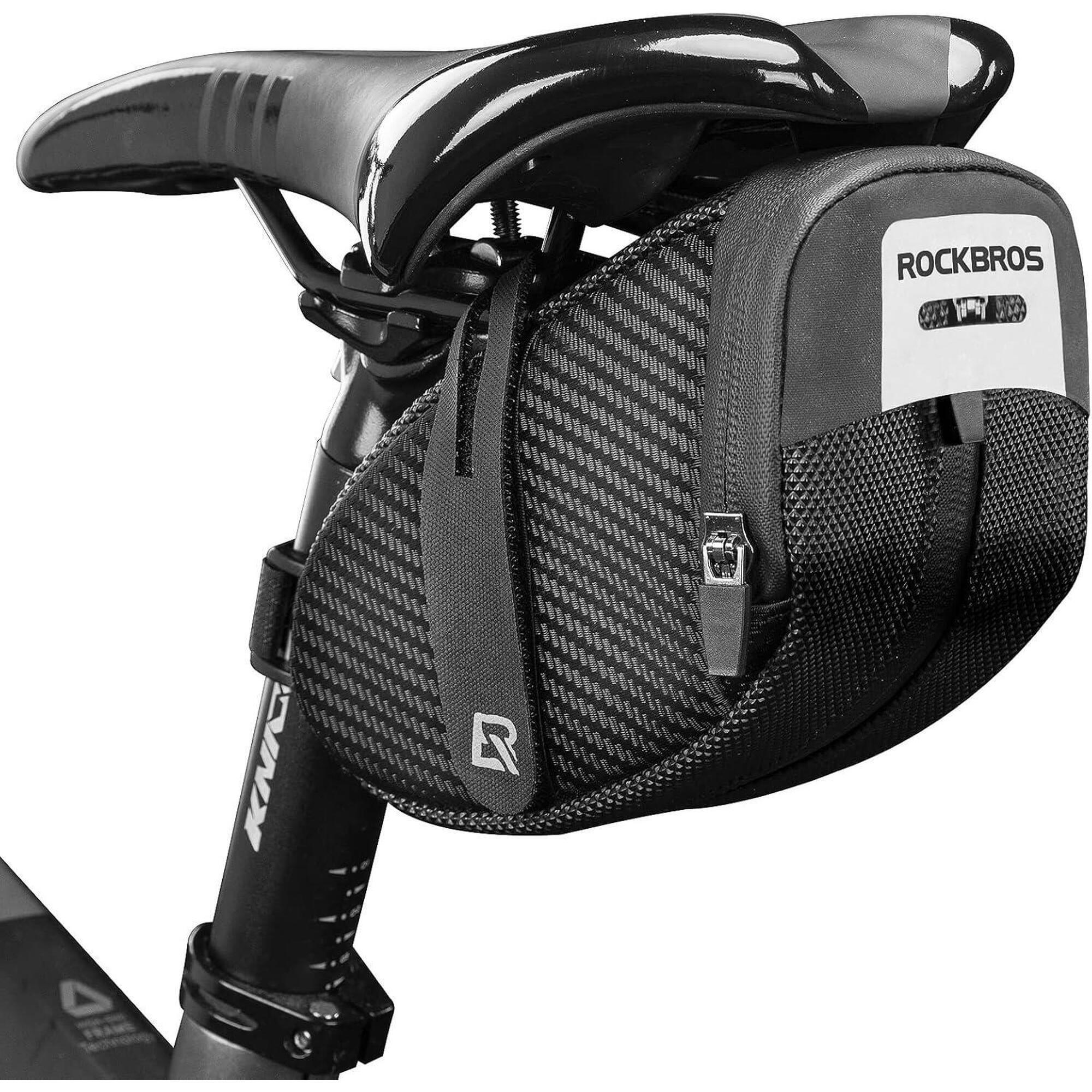 Rockbros - Sacoche De Selle Rockbros - 0,73 L - Sacoche Selle Vélo - Noir - Decathlon